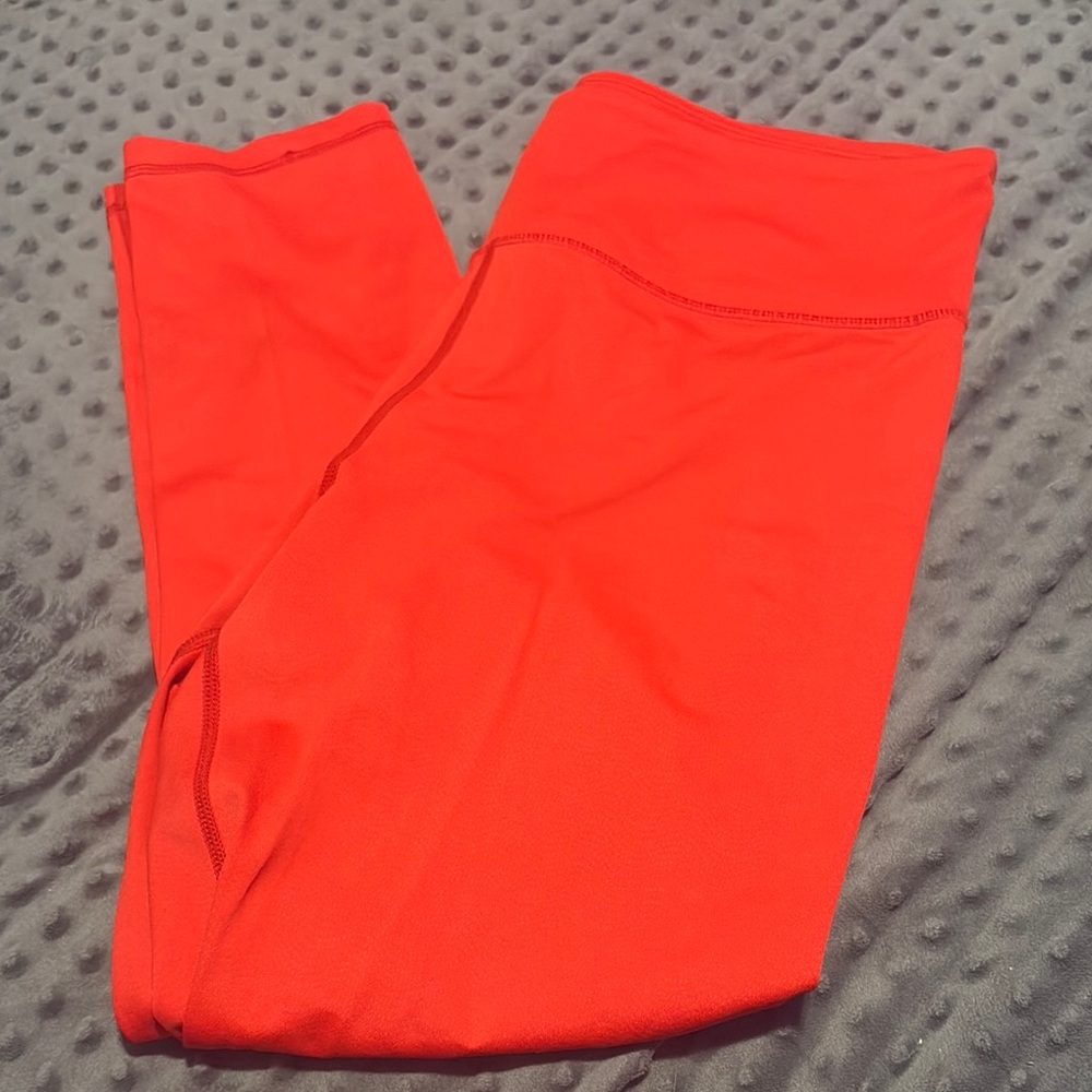 Vibrant Red/Orange Leggings